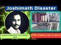 Joshimath Disaster Causes Remedies UPSC CSE Prelims GS I And GS III