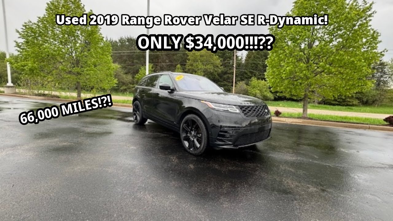 A USED 2019 Range Rover Velar SE R-Dynamic with 66000 ...