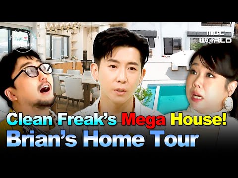 [Sub] A Gym, a Theater… in One House? Inside Clean Freak Brian's Insane Mega Mansion!🏠 #BRIAN