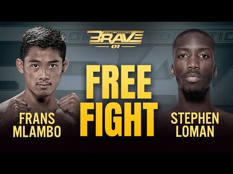 Stephen Loman vs Frans Mlambo | Free Fight | BRAVE CF Classics