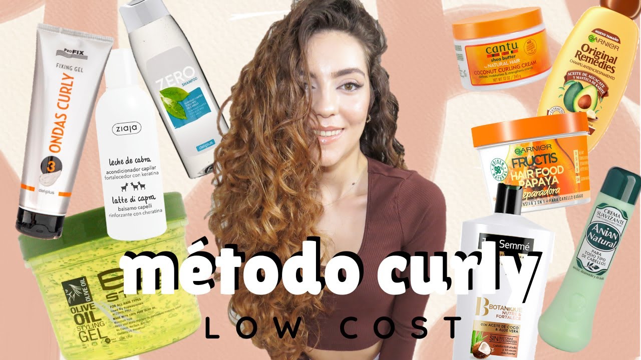 PRODUCTOS LOW-COST MÉTODO CURLY - MENOS DE 10€💸 (Mercadona, Deliplus, Garnier, Cantu, Eco)