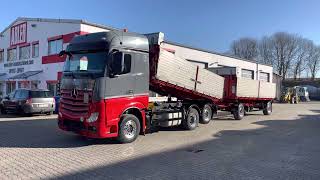 купити зерновоз MERCEDES-BENZ 2545 Actros 3-Seiten-Getreidekipper mit Anhänger Schwarzmüller + причіп зерновоз зображення 4 зерновоз MERCEDES-BENZ 2545 Actros 3-Seiten-Getreidekipper mit Anhänger Schwarzmüller + причіп зерновоз зображення 4