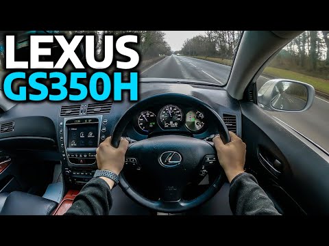 LEXUS GS450H HYBRID CVT - POV TEST DRIVE & REVIEW (UK)