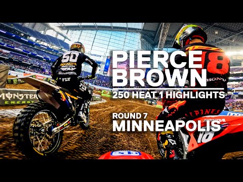 GoPro: Pierce Brown  - 2022 Monster Energy Supercross - Minneapolis - 250 Heat 1 Highlights