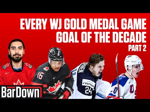 EVERY WORLD JUNIOR GOLD MEDAL GAME GOAL OF THE DECADE PART 2