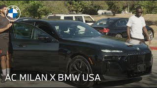 BMW A Day in The Life | AC Milan x BMW 7 Series