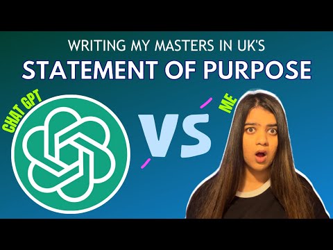 Who Did It Better? Me or ChatGPT – My Master's SOP for Studying in UK