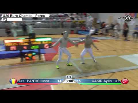 2020 Eskrim Avrupa Sampiyonasi Turk Takimi Bronz Madalya Maçı (2020Europan U20 Fencing Championship)