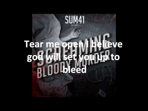 Sum 41 - Screaming Bloody Murder Lyrics