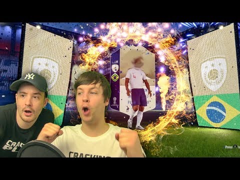 I GOT THE BRAZIL ICON GOD IN A PACK YESSSS!! - FIFA 18 WORLD CUP ULTIMATE TEAM PACK OPENING