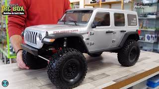 MONSTER RC JEEP WRANGLER 1/6 scale AXIAL SCX 6 | Unboxing and first Run