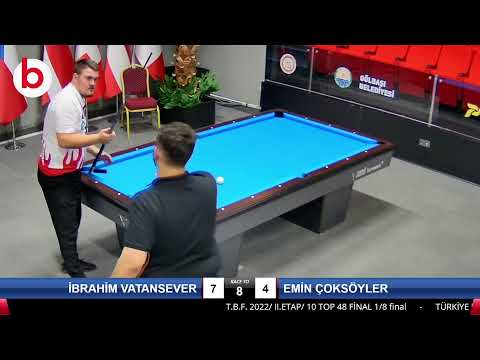 İBRAHİM VATANSEVER & EMİN ÇOKSÖYLER Bilardo Maçı - 