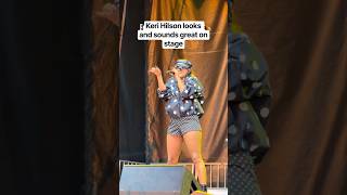 Keri Hilson looks and sounds great on stage
