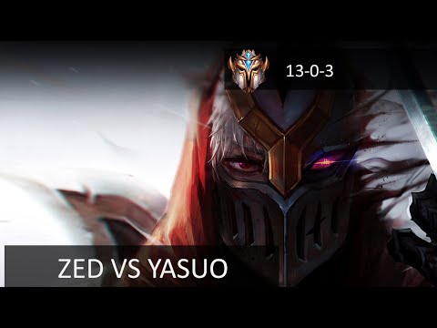 Zed vs Yasuo - TR Master - 10.21 Patch