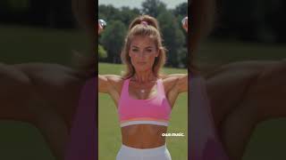 Vintage Woman Workout Easy Routines for Everyone | Workout Music