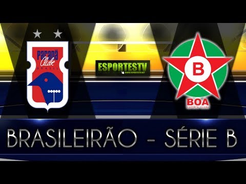 Os gols de Paraná 3 x 1 Boa Esporte pela 15ª rodada da Série B do Brasileirão 2013