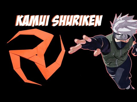 Easy Origami Ninja Star Kamui Shuriken Kakashi || How to make Naruto Shuriken