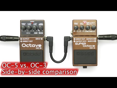 BOSS OC-5 vs. OC-3 side-by-side comparison