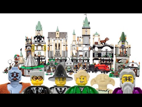 Every 2001, 2002 LEGO Harry Potter Set = Huge LEGO Hogwarts!