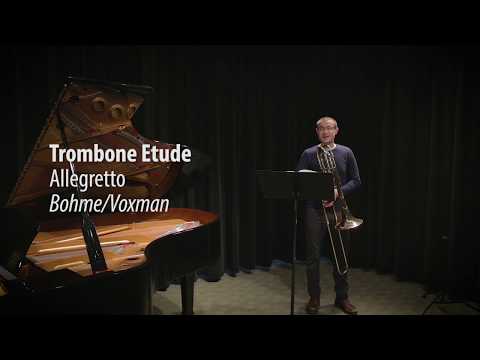 TROMBONE Etude, Allegretto, Bohme/Voxman