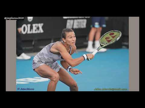 Aus Open Tennis_Action Photos --  Vitalia Diatchenko... ( v  Danielle Collins ).