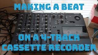 Video thumbnail for Making A Beat On A 4 Track Cassette Recorder (Tascam Portastudio 414) by Josh Is Making Music