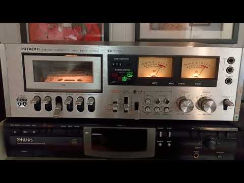 Hitachi D-800 stereo cassette tape deck- serviced image 7