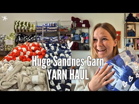 Riesiger Sandnes Garn Garntransport // Zu Besuch im Sandnes Garn Outlet, auch bekannt als Yarn He...