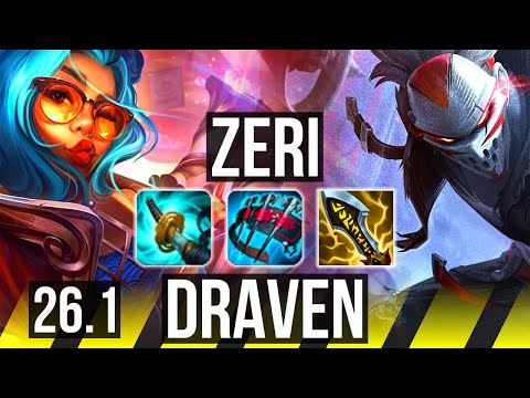 ZERI & Lulu vs DRAVEN & Karma (ADC) | KR Master | 26.1