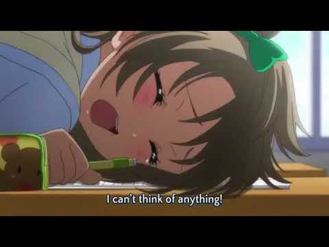 Love Live! Kotori escrevendo letras