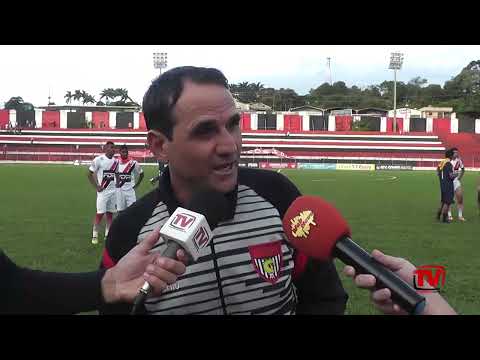 ENTREVISTA COM O TREINADOR DOUGLAS SANTOS APOS VITÓRIA POR 2 A 0 DIANTE DO PSTC