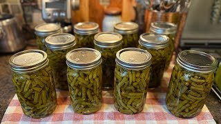 The Simple Beauty of Canning Green Beans | Relaxing Homestead Inspiration