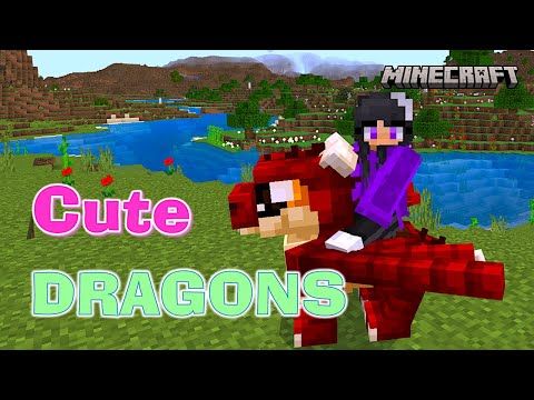 Dragon Pets: Taming CUTE DRAGONS in Minecraft
