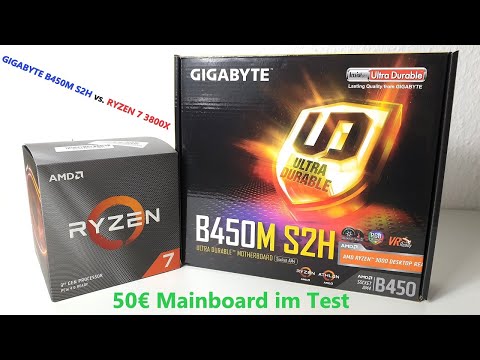 GIGABYTE B450M S2H vs AMD RYZEN 7 3800X