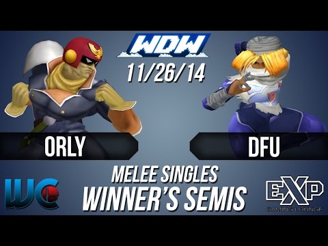 WDW 11/26/14 - ORLY (Falcon) vs. DFU (Sheik) Melee Winner's Semis