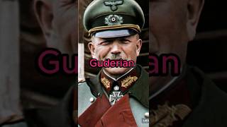 Hans Guderian! That's why we lost the war...