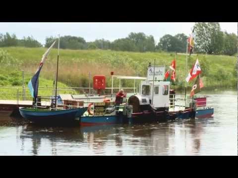 Mit dem Raddampfer "Wappen von Minden" auf der Weser durch die Porta Westfalica