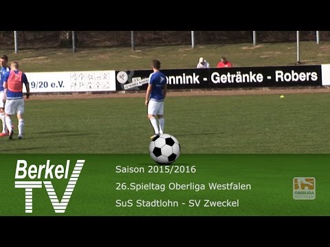 BERKEL TV 04.04.2016 = Oberliga Westfalen 26. Spieltag SuS Stadtlohn - SV Zweckel