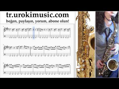 Saksafon tenor dersleri Shawn Mendes - There's Nothing Holdin' Me Back Notalar Eğitim Bölüm#2 um