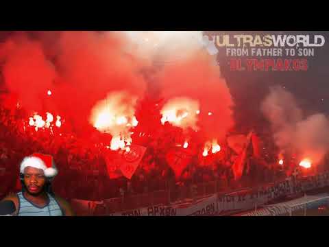 AMERICAN REACTS TO OLYMPIAKOS ULTRAS
