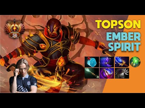Topson Ember Spirit Pro GamePlay Dota 2