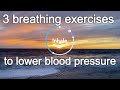 3 breathing exercises to lower blood pressure | Apple Watch blood pressure #breathnow #applewatch