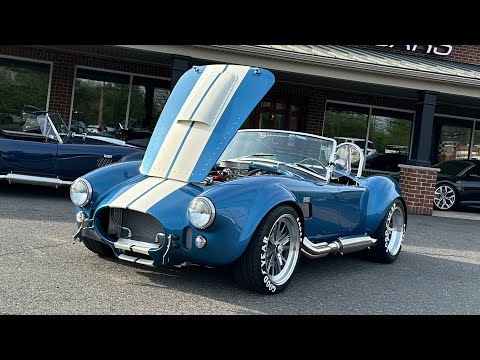 BIG BLOCK Backdraft Shelby Cobra test drive