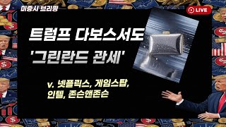 [미국개장] 트럼프, 다보스포럼 연설에 다시 '그린란드 관세' 리스크 고조｜넷플릭스, 인텔, 게임스탑, 존슨앤존슨  등 📢미국증시 브리핑 (260121)