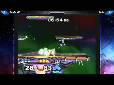 EVO 2013 SSBM QF - PewPewU (Marth) vs Leffen (Fox)