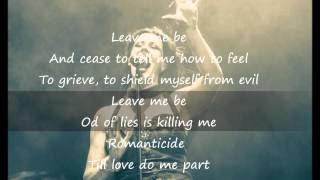 Nightwish - Romanticide (Floor Jansen Version) - Lyrics