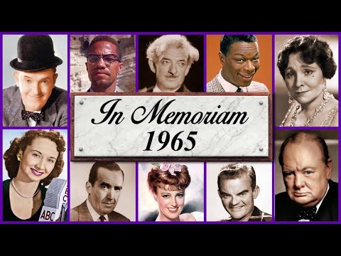In Memoriam 1965: Famous Faces We Lost in 1965