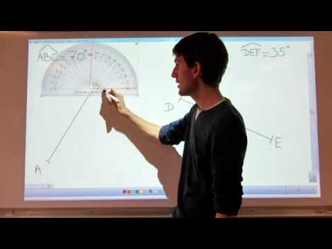 comment construire triangle avec rapporteur