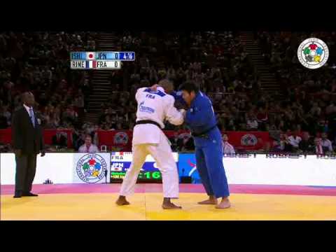 Judo Grand Slam Paris 2012: +100kg RINER, Teddy (FRA) - ISHII, Ryuta (JPN)