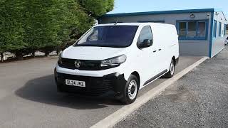 DL24 JRZ 2024 (24) Vauxhall Vivaro 3100 Prime 2.0 Turbo D, 145BHP,  XL L2 Long Panel Van